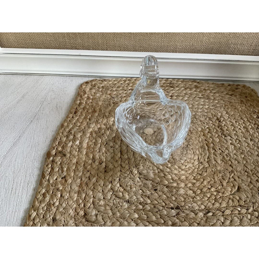 Sasaki Glass Swan Bowl/Dish - Thumbnail 4