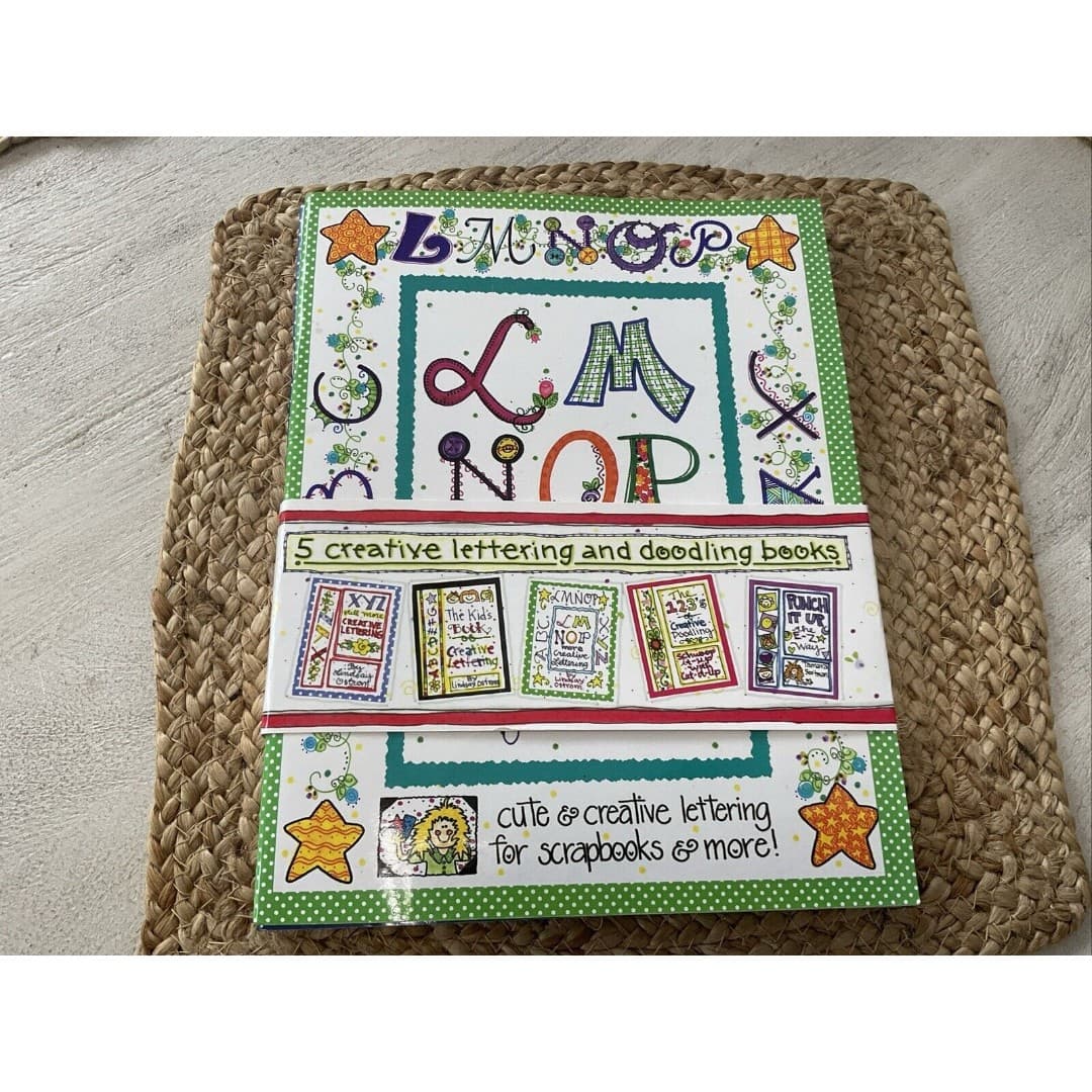 Set of 5 Kid's Book of Creative Lettering - Paperback By Ostrom, Linsey NEW - Thumbnail 3