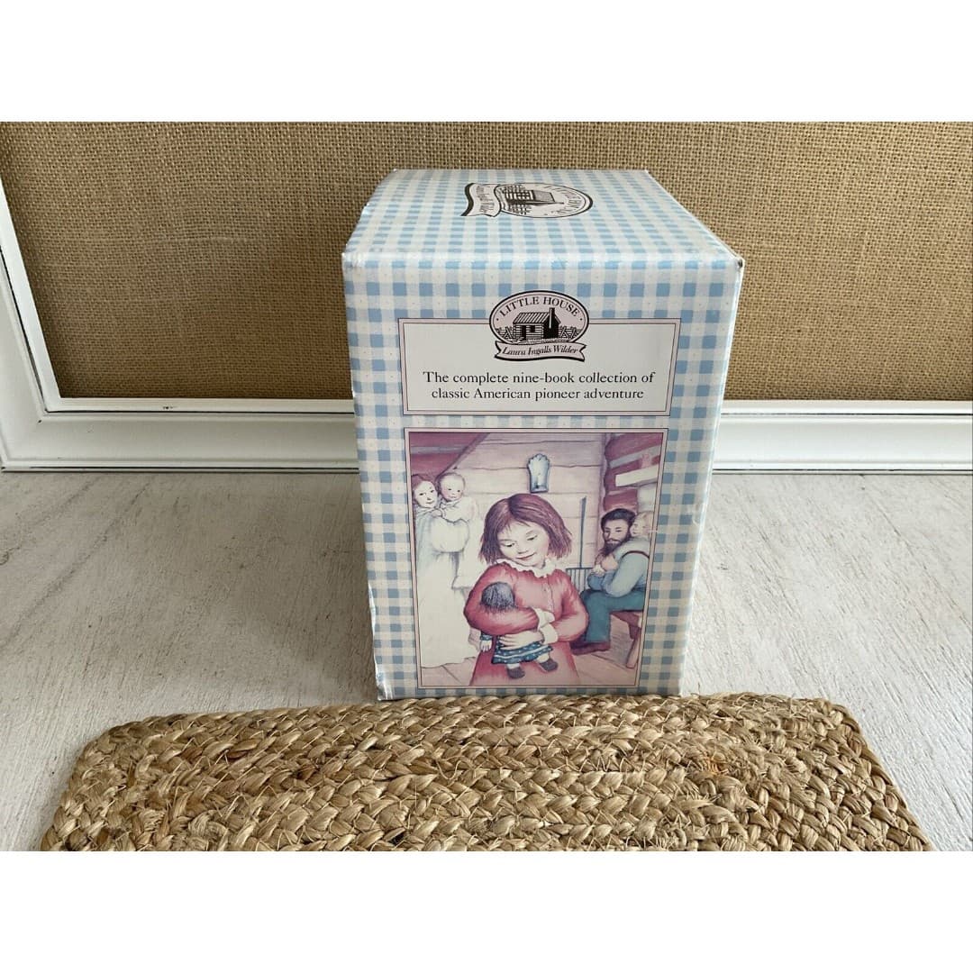 Vtg Little House On The Prairie Box Set 7 PB Books By Laura Ingalls Wilder READ - Thumbnail 2