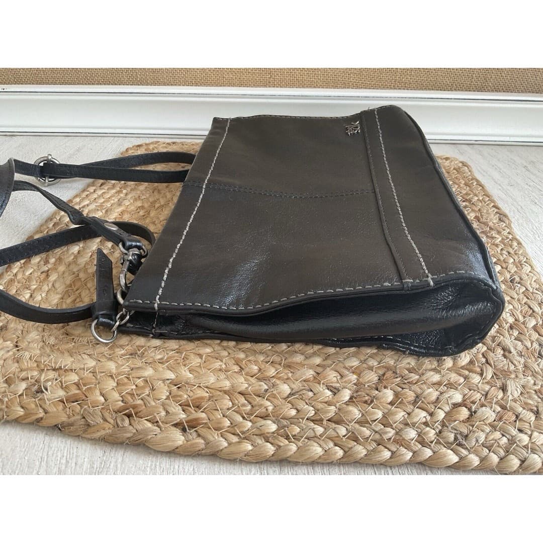 The Sak Iris Womens Black Leather Crossbody Purse Small Shoulder Bag Handbag - Thumbnail 7