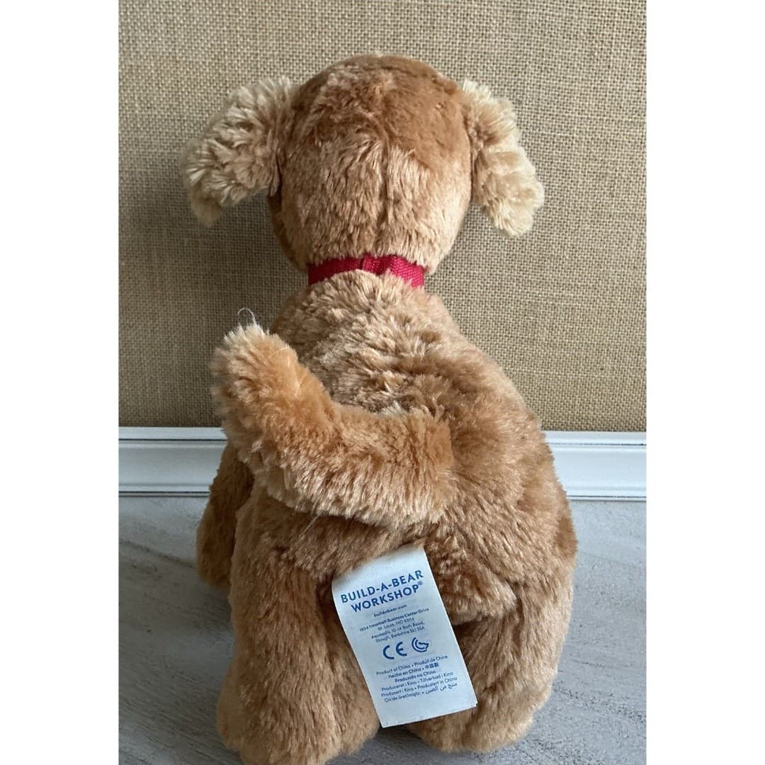 Build A Bear BAB Promise Pets Plush Copper Golden Retriever BARKS Dog 14 in. - Thumbnail 4
