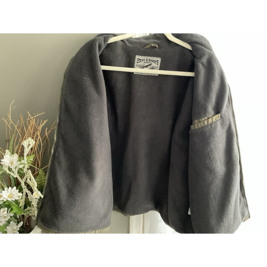 Vtg Steve & Barry’s Nylon Fleece Jacket SZ XL - Thumbnail 5