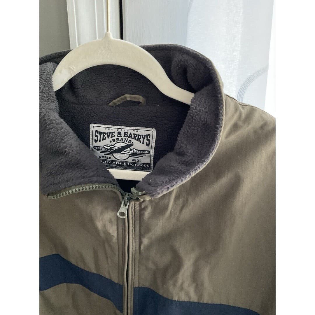 Vtg Steve & Barry’s Nylon Fleece Jacket SZ XL - Thumbnail 4