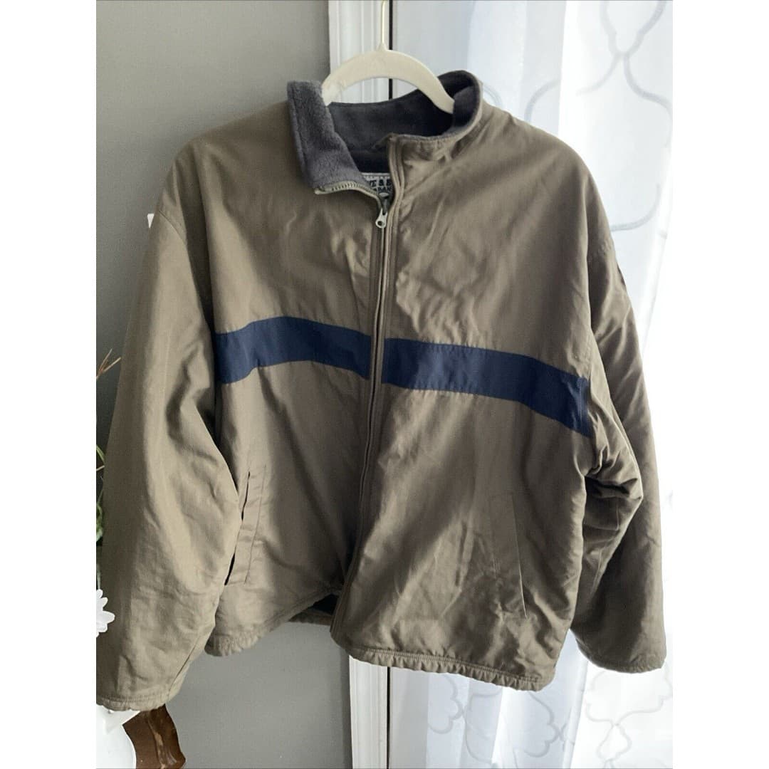 Vtg Steve & Barry’s Nylon Fleece Jacket SZ XL