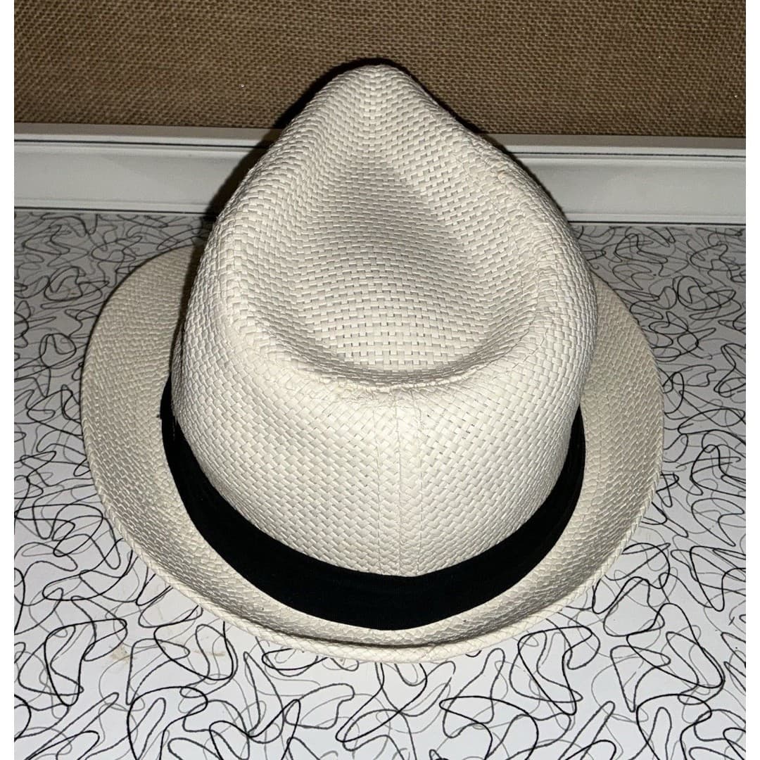 Panama Jack Solid Ribbon Fedora Hat with Black Band - Thumbnail 4