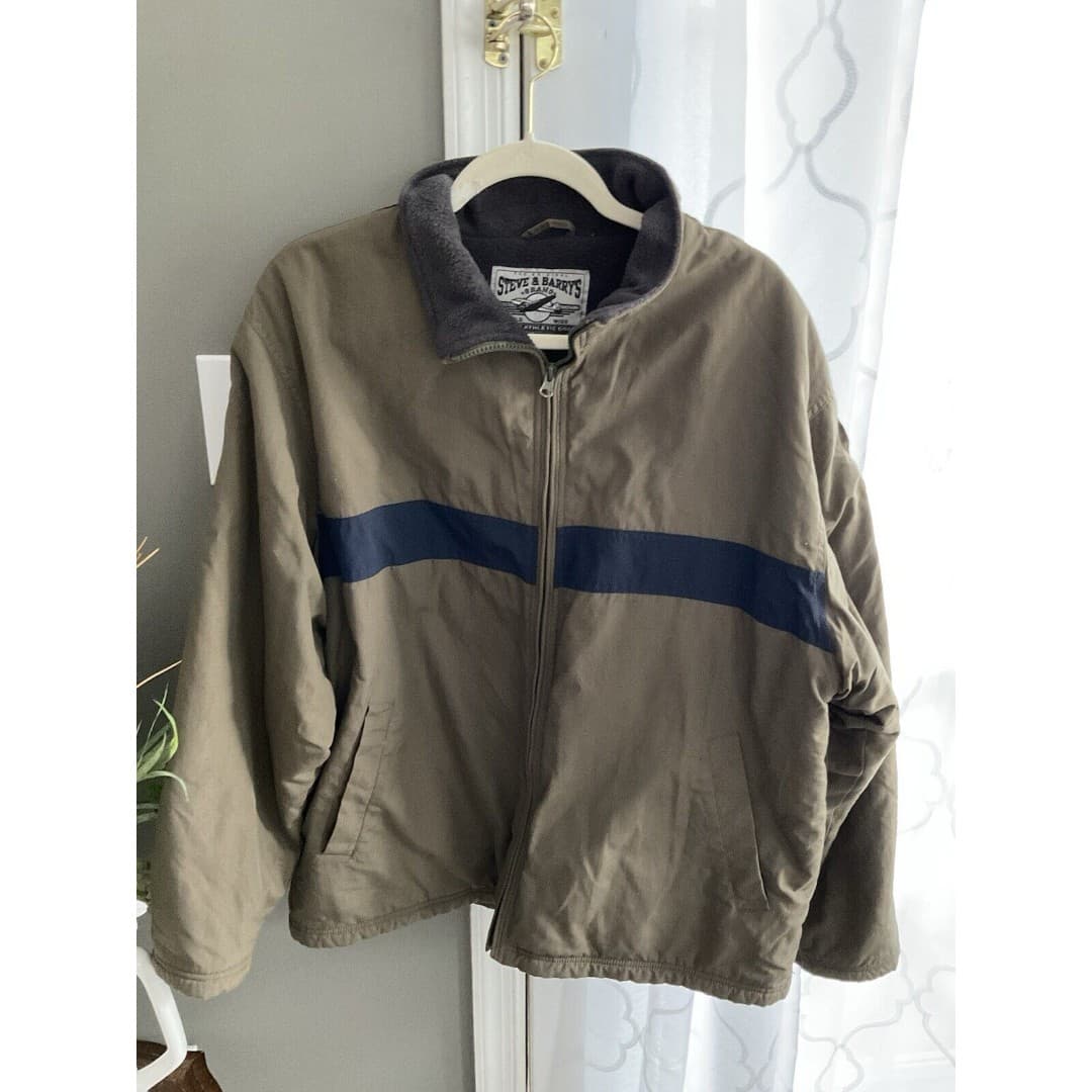 Vtg Steve & Barry’s Nylon Fleece Jacket SZ XL - Thumbnail 3