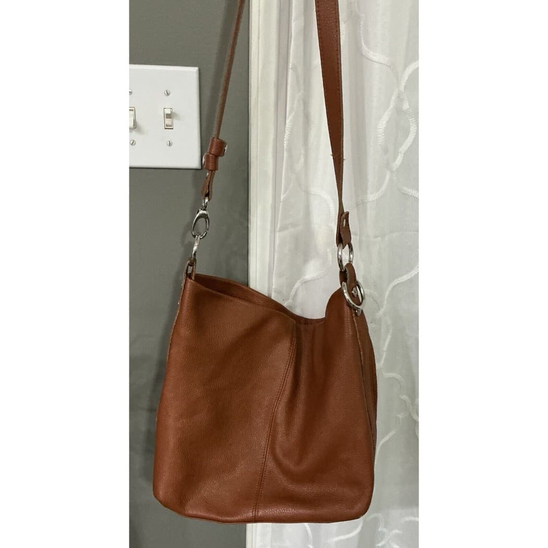 Valentina Genuine Leather Shoulder/Crossbody Bag READ - Thumbnail 3