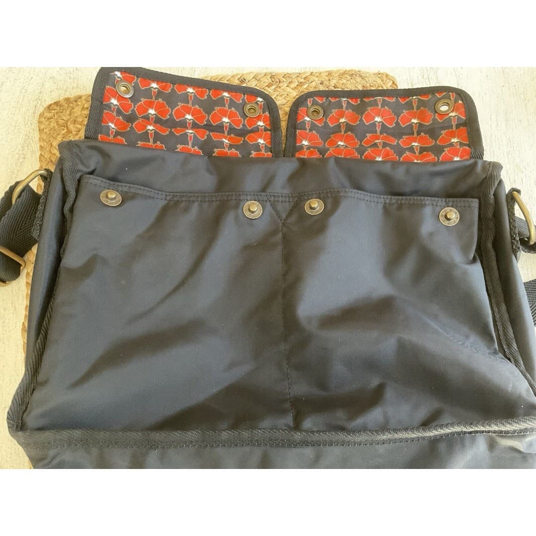 Gap Nylon Black Shoulder Crossbody Messenger Bag - Thumbnail 6