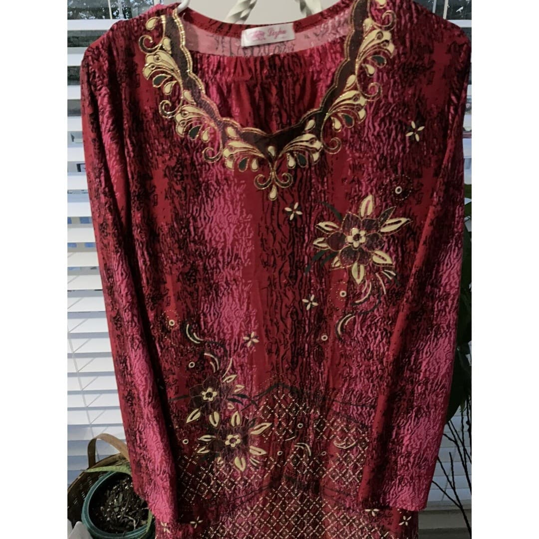 Pakistani Fancy Shalwar Kameez Dress Outfit Size XL Party - Thumbnail 3