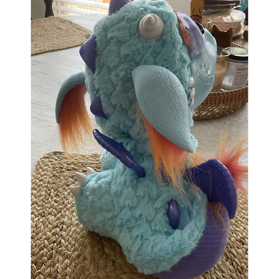 Fur Real Friends Blazin blue Dragon Interactive toy 2015 Works Great! - Thumbnail 4