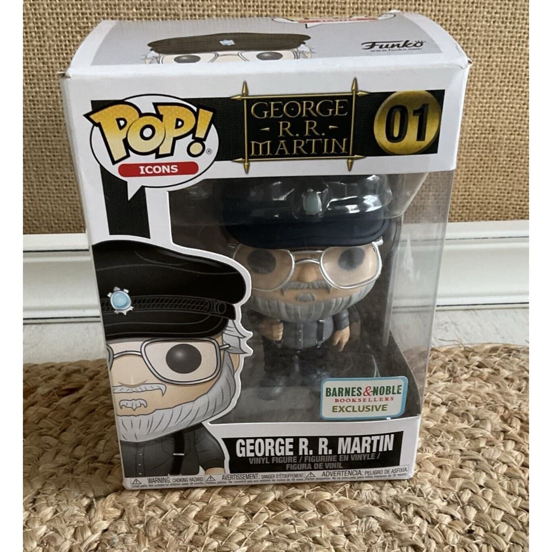 Funko Pop Icons George R.R. Martin #01 Barnes & Noble Exclusive Figure