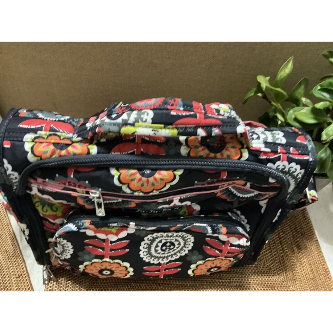 JuJuBe Diaper Bag Dancing Dahlias Print Very Gently Used! - Thumbnail 12