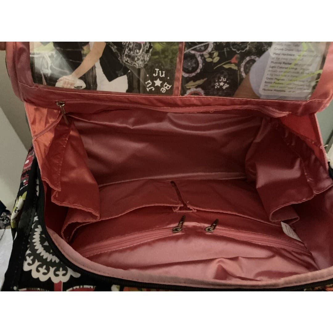 JuJuBe Diaper Bag Dancing Dahlias Print Very Gently Used! - Thumbnail 8