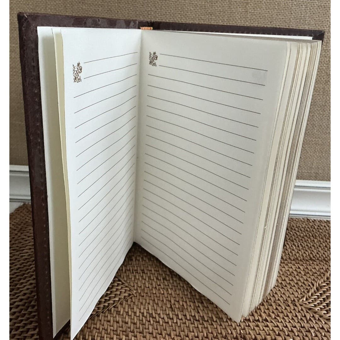 Live Laugh Love Journal Write w/Faux Leather Brown Cover - Thumbnail 2