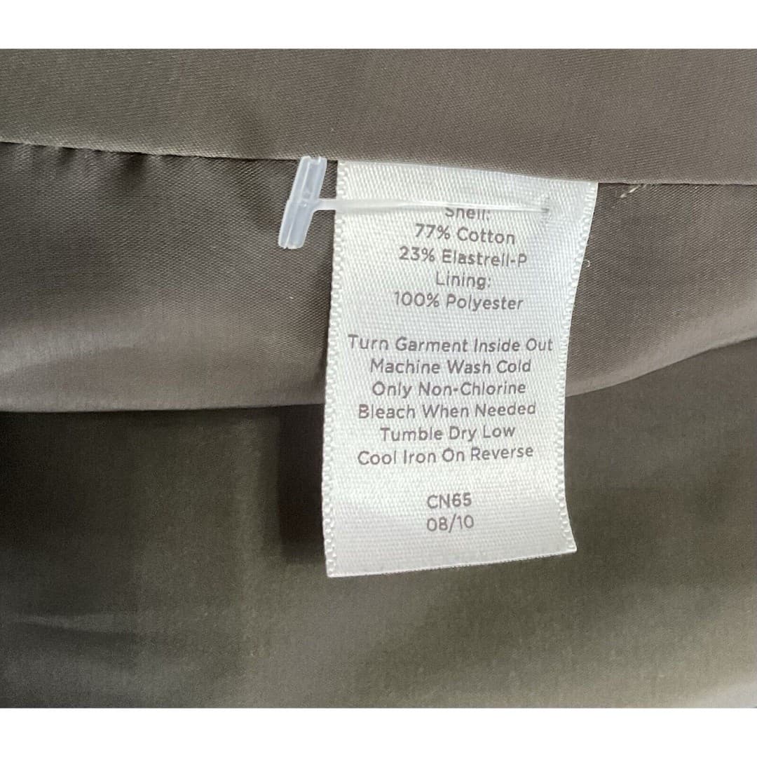 TALBOTS Velvet Military Jacket Women’s Sz 20 Army Green Cotton Stretch - Thumbnail 9
