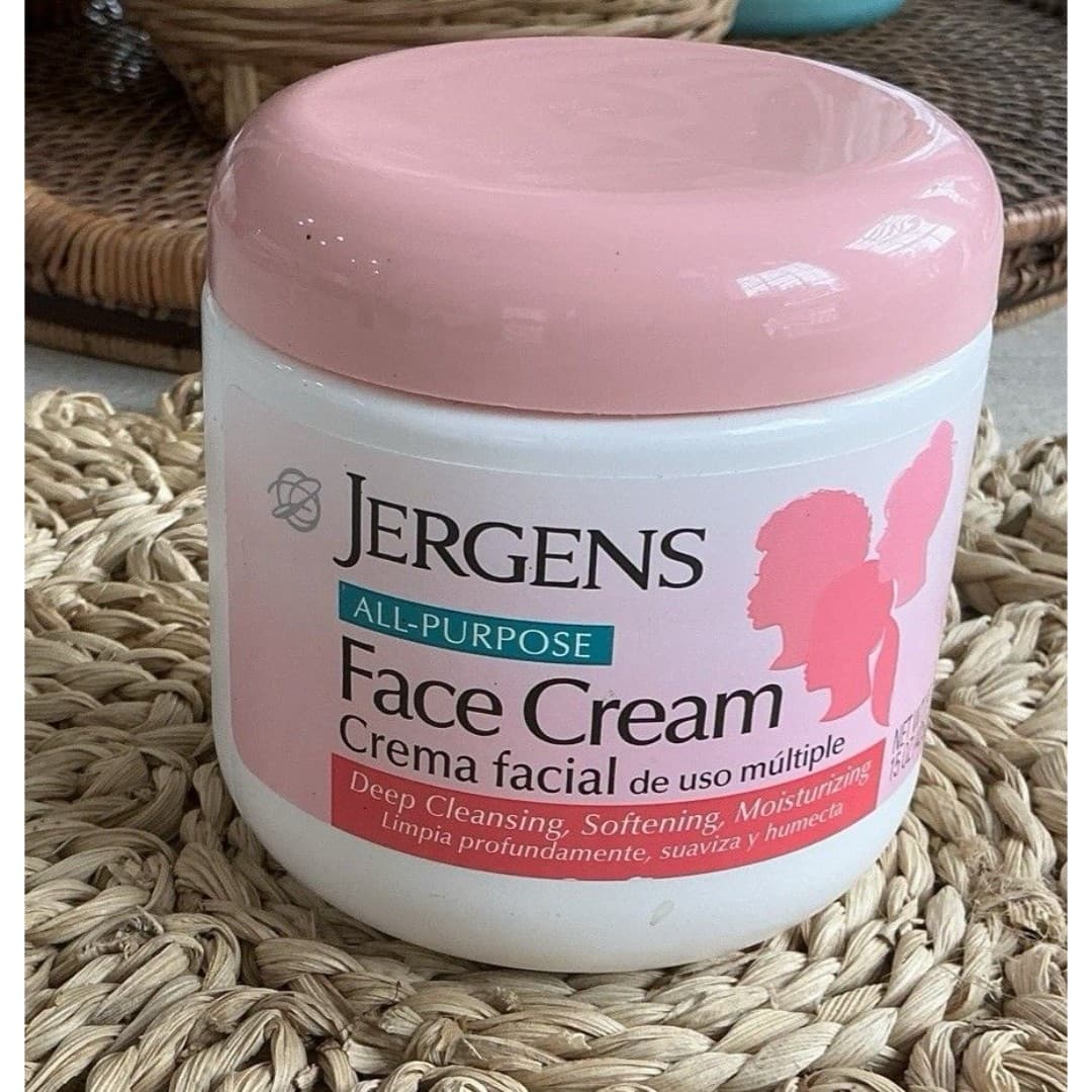 Jergens All Purpose Face Cream Moisturizer Lotion, 15 Fl Oz