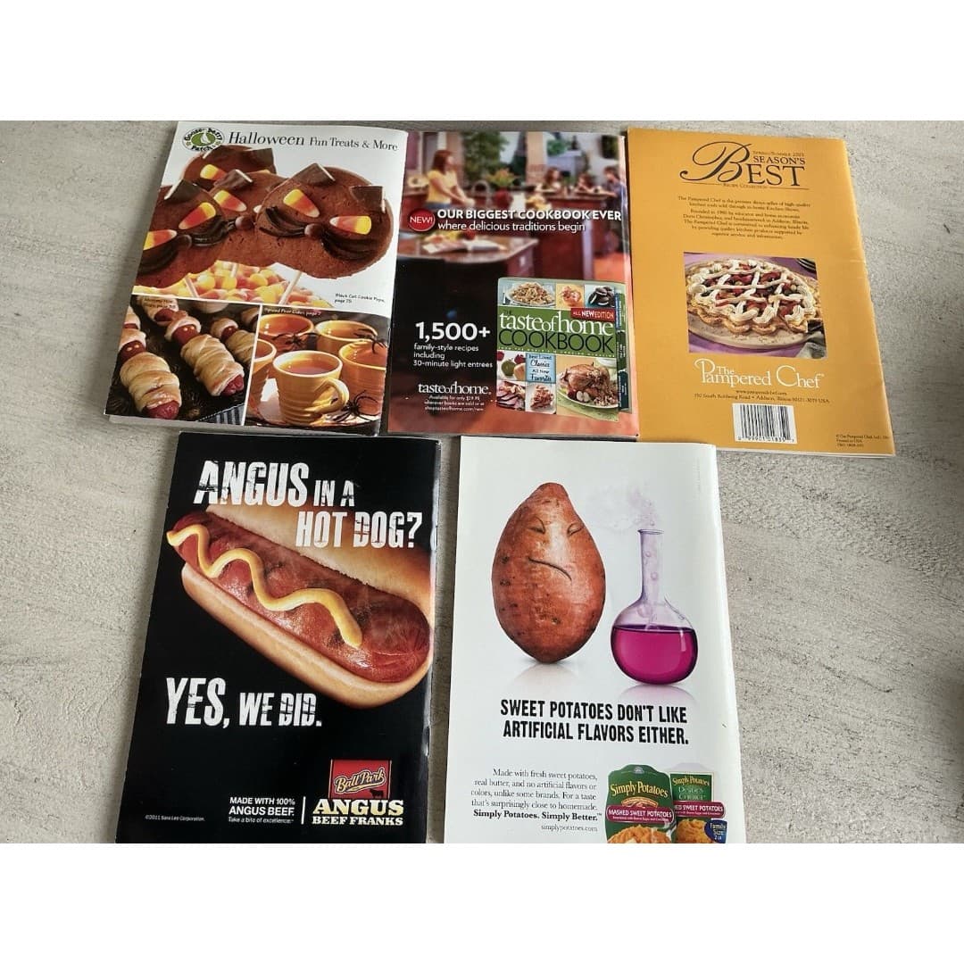 Taste Of Home & Pillsbury Mini Recipes Cookbooks Magazines Recipes Lot Of 5 - Thumbnail 3