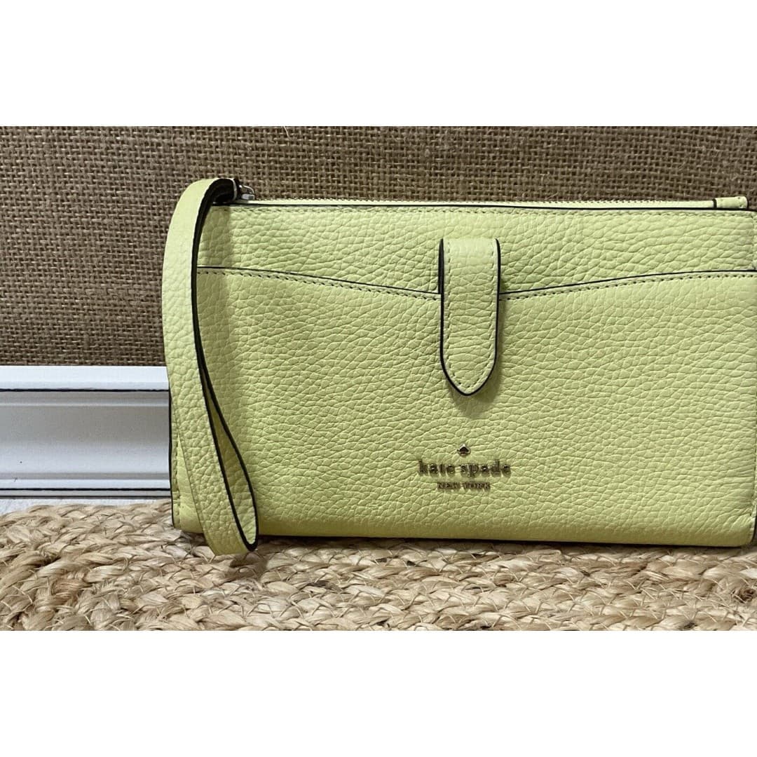 Kate Spade New York Hudson Colorblocked Bifold Wristlet Yellow READ MORE