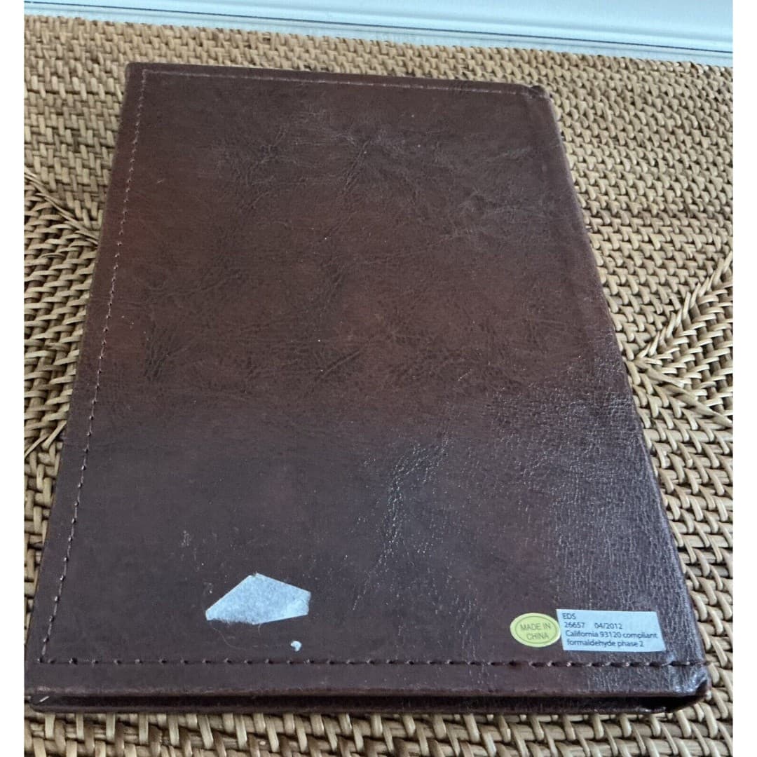 Live Laugh Love Journal Write w/Faux Leather Brown Cover - Thumbnail 3