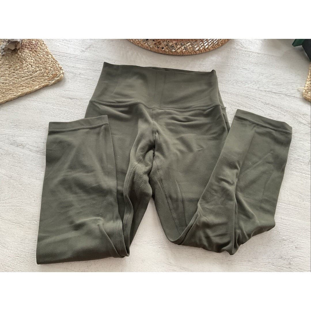 Lululemon Align HR Pant Legging 20” Olive green Women's size 4