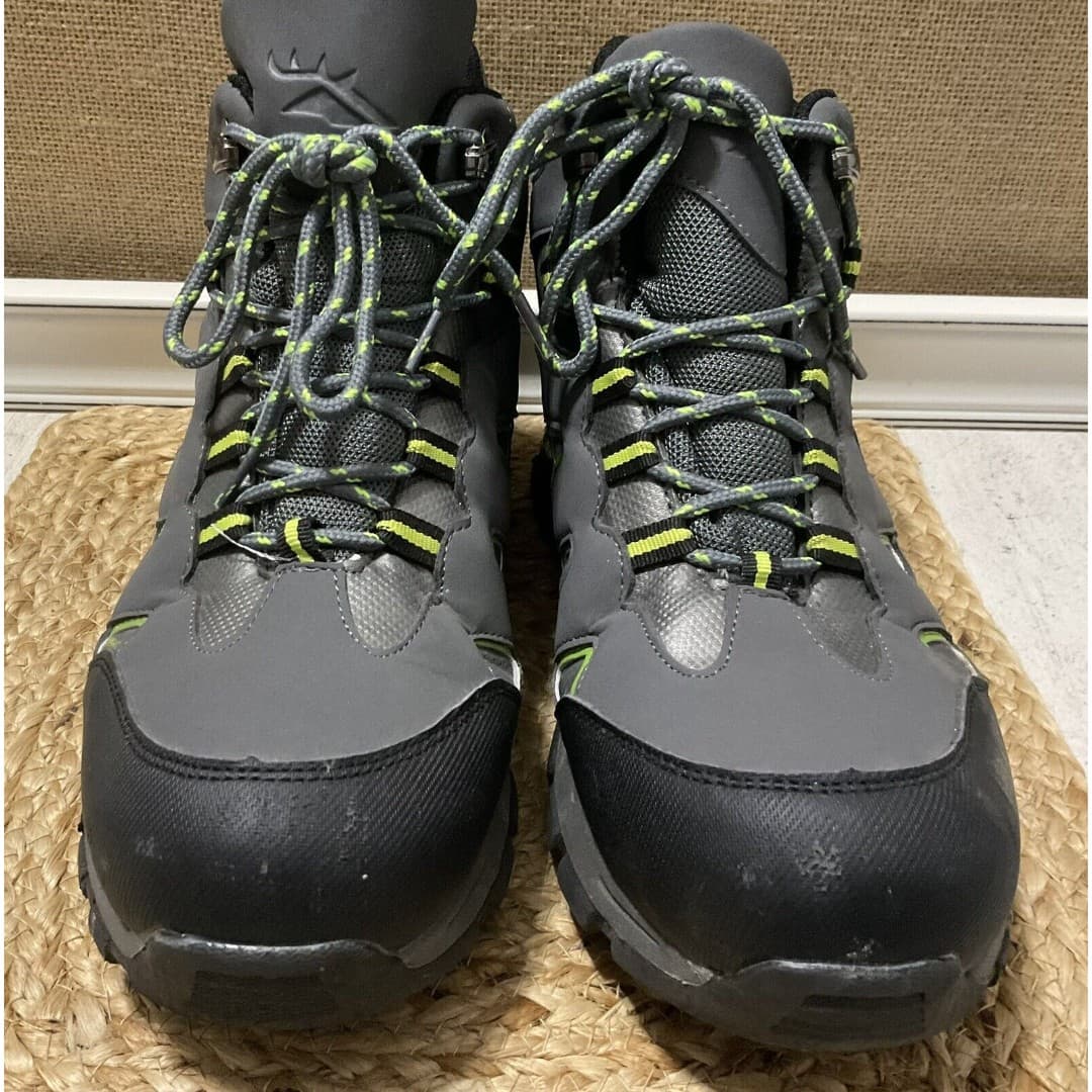 NEW Deer Stags Boy’s Gray Leather 3M Insulate Mountain Boots Size 6.5 M - Thumbnail 7
