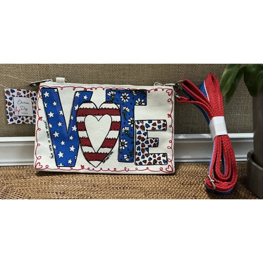 Brighton “The Vote “ Crossbody Pouch 2024-New W/Tags