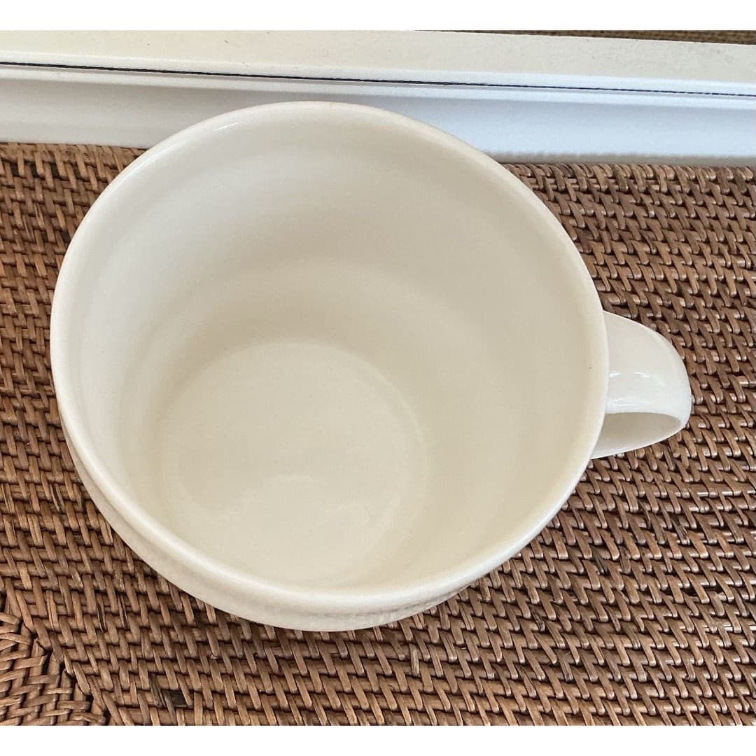 2013 Starbucks Ivory & Metallic Bronze Swirl Coffee Cup Mug 12 Oz - Thumbnail 2