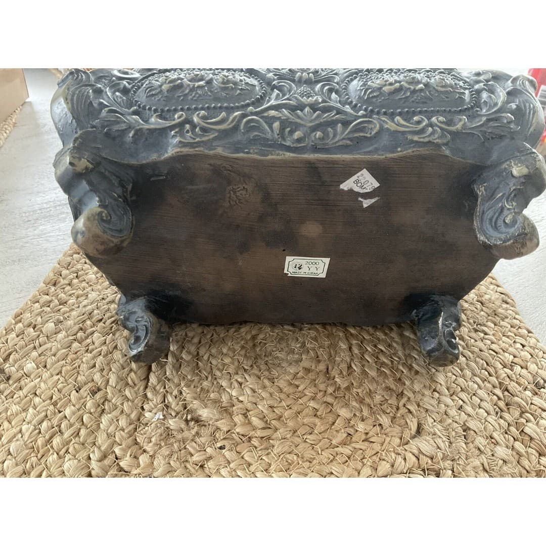 Bombay Decorative Resin Keepsake Box With Hinged Lid - Thumbnail 7