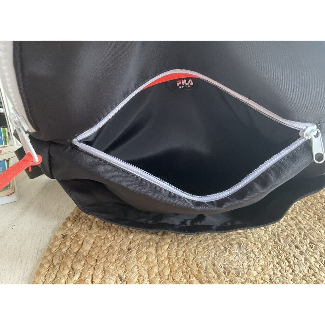 Fila Black/Orange Sport Bag Y2K / Fanny Back NWT - Thumbnail 4