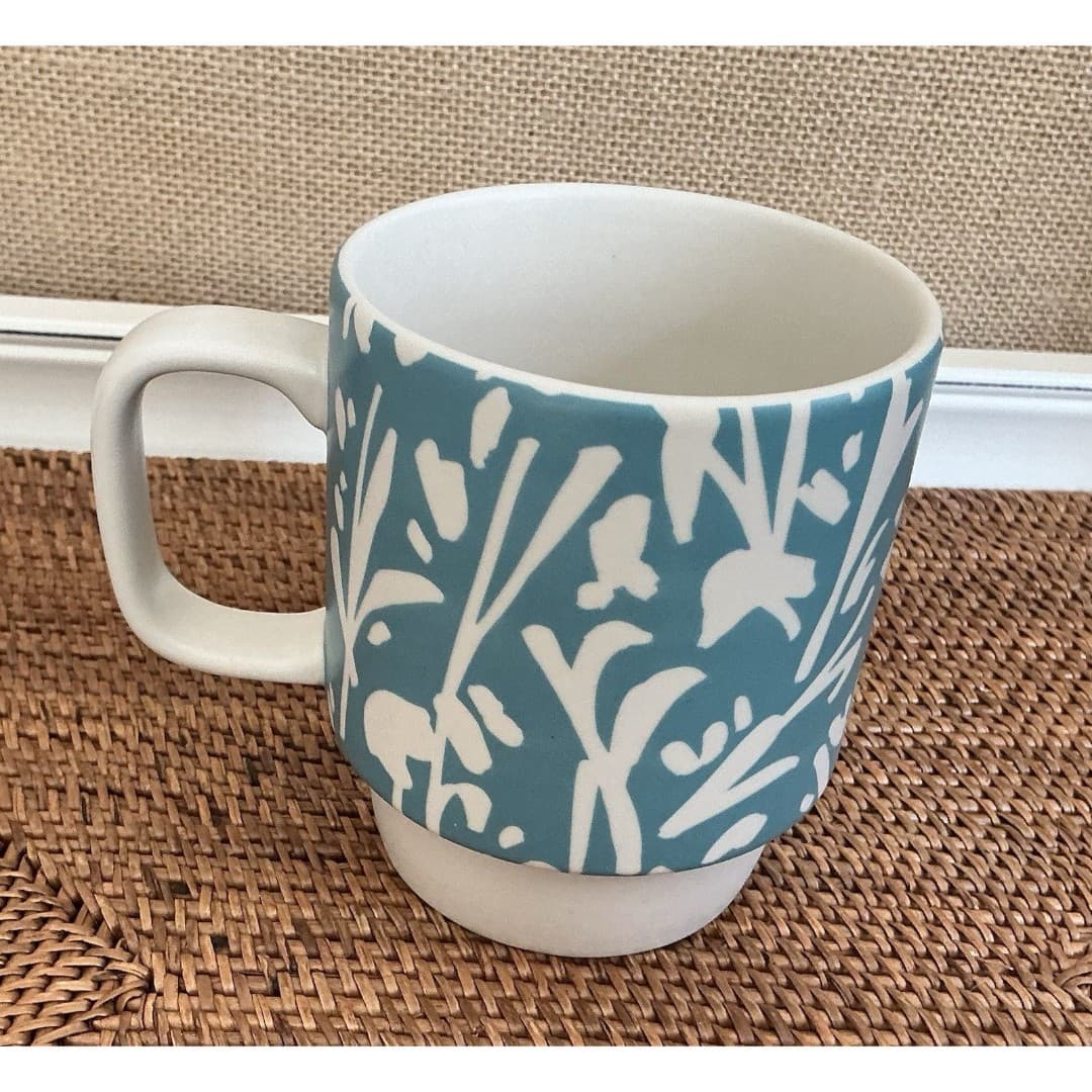 Starbucks Teal Bamboo Coffee Cup/Mug - Thumbnail 3