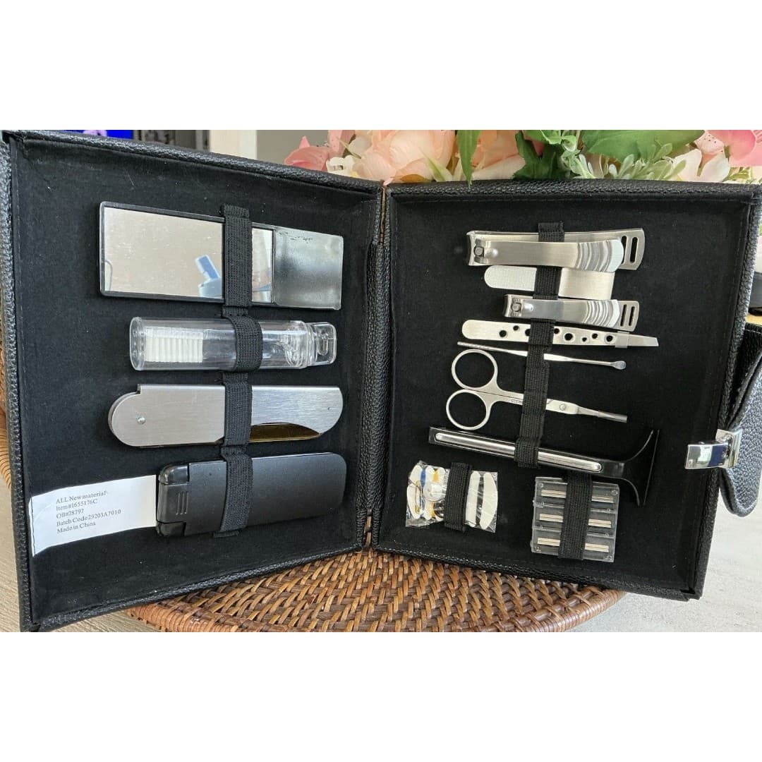 Men’s New 13pc Grooming Kit In Case - Thumbnail 2