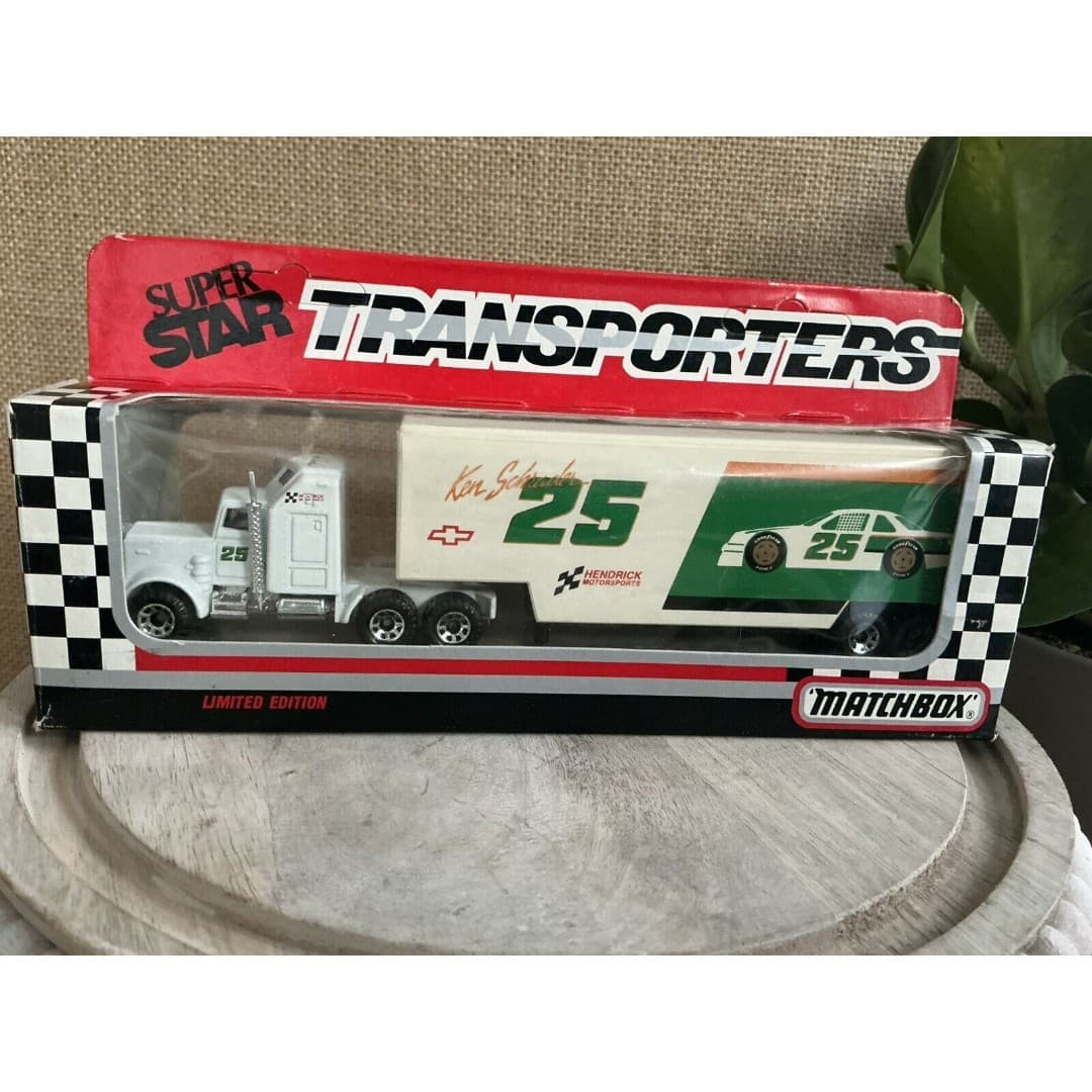 Matchbox White Rose #25 Ken SCHRADER Hendrick 1991 CY104 Super Star Transporter - Thumbnail 3