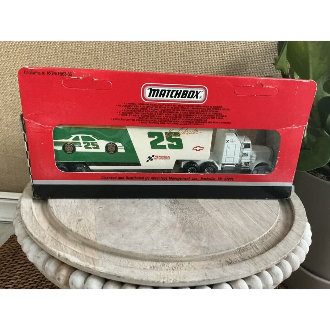 Matchbox White Rose #25 Ken SCHRADER Hendrick 1991 CY104 Super Star Transporter - Thumbnail 4