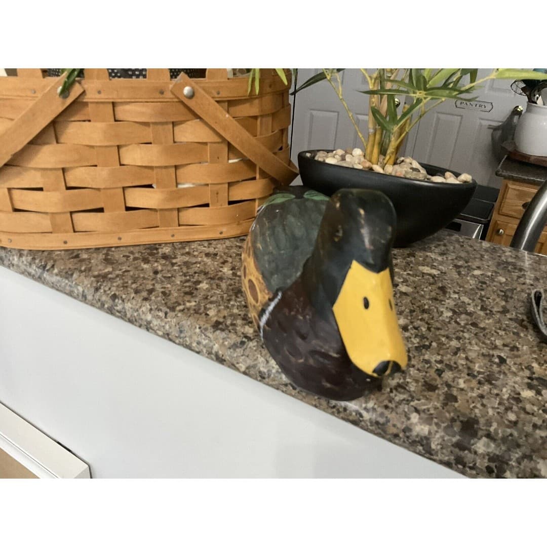 Vintage Heritage Mint Ltd DUCK DECOY Hand Painted Wood 12” Cabin Decor - Thumbnail 4