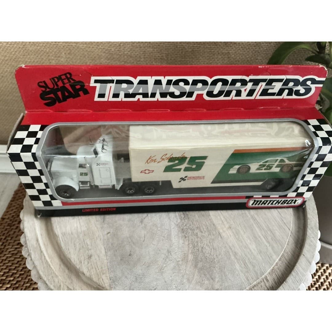 Matchbox White Rose #25 Ken SCHRADER Hendrick 1991 CY104 Super Star Transporter - Thumbnail 2