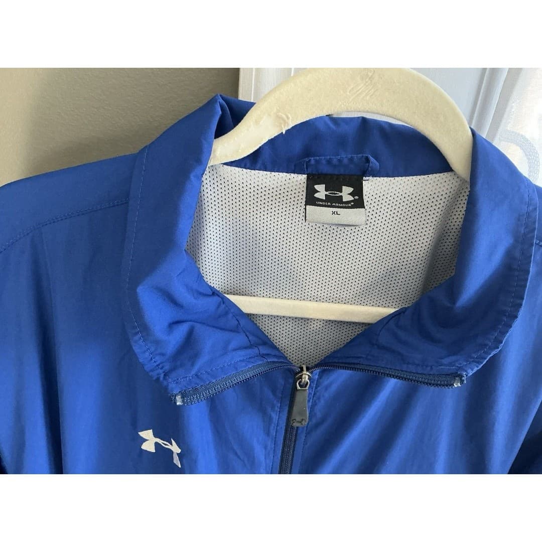 Under Armour Rain Jacket, Rain Resistant, Men’s XLarge Blue - Thumbnail 3