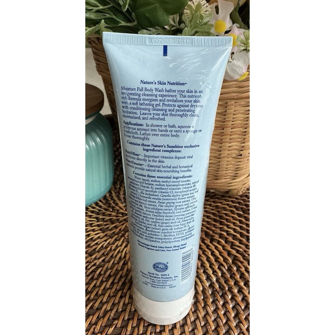 Natria Moisture Full Body Wash Nature’s Sunshine 8.4 Fl.oz New Sealed - Thumbnail 2