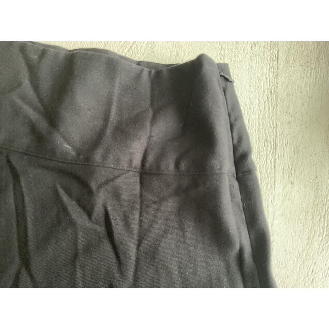 Christopher And Banks Women's Flare Skirt Size 16 Black Side Zip - Thumbnail 3