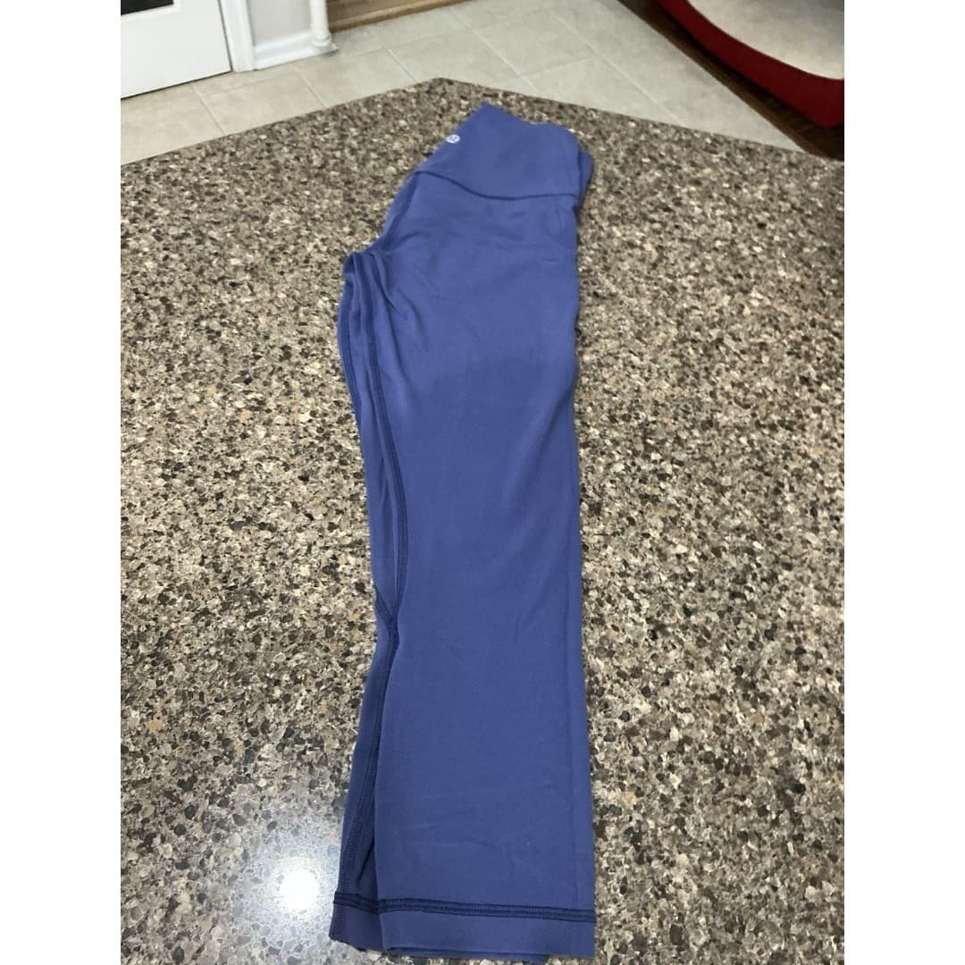 Lululemon Align Yoga Pants 21” High Rise Women Leggings 4 Blue Wild Indingo - Thumbnail 4
