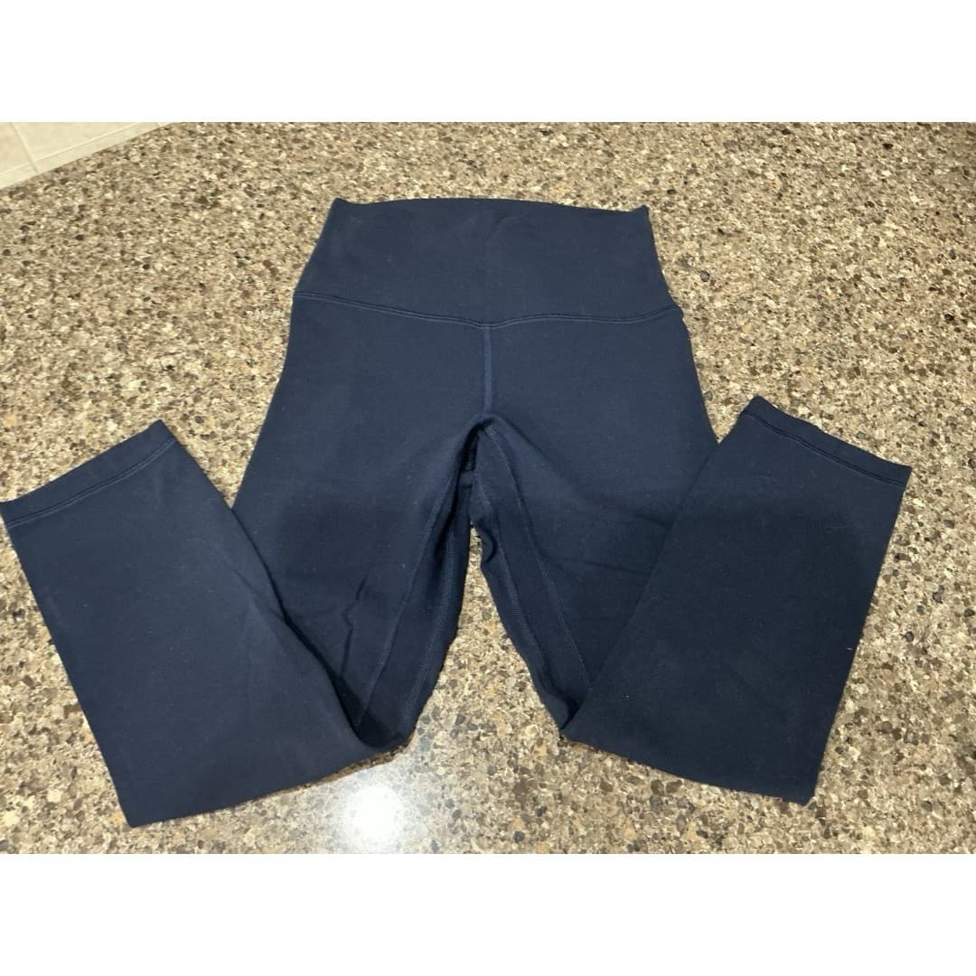 Lululemon Align Yoga Pants 21” High Rise Women Leggings 4 Blue Navy - Thumbnail 2