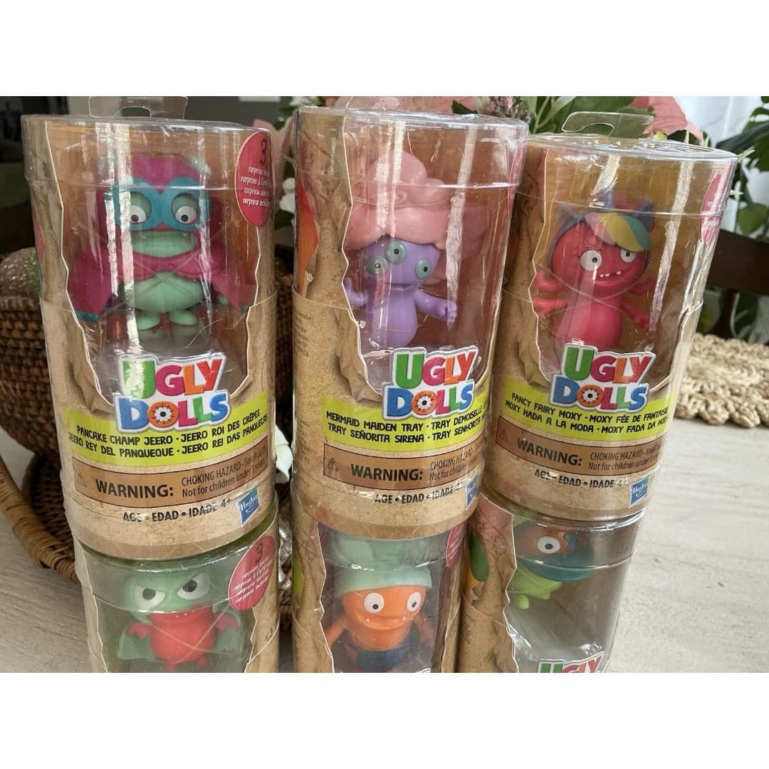 Hasbro Ugly Dolls, Lot of Six (6) Figure Mini Ulgy Dolls Toy, New/Sealed Age 4+ - Thumbnail 3