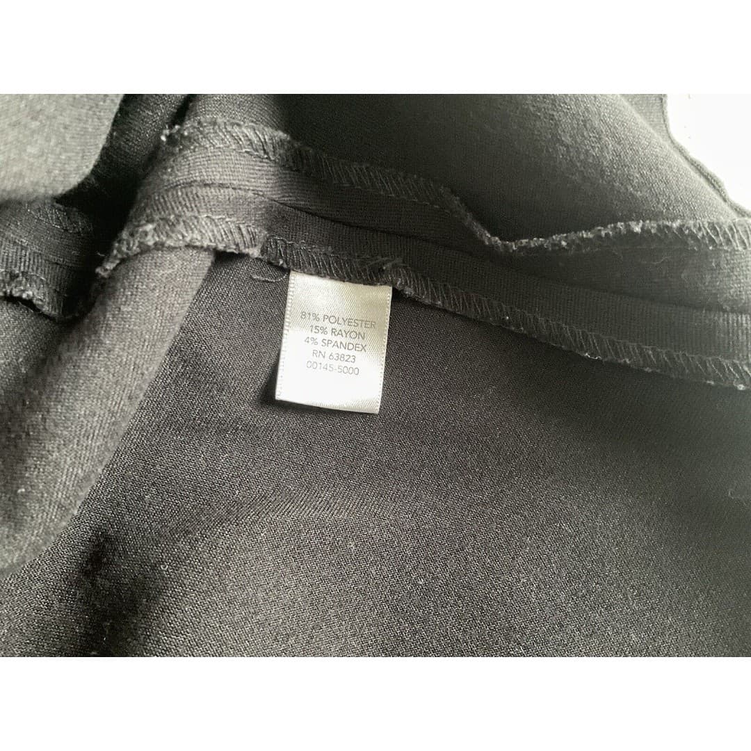 Christopher And Banks Women's Flare Skirt Size 16 Black Side Zip - Thumbnail 5