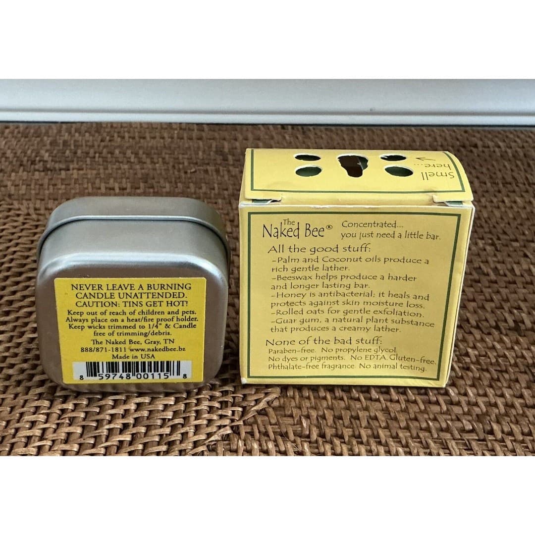 Naked Bee Orange Blossom & Honey Milled Soap & Beeswax Soybean Wax Candle - Thumbnail 2