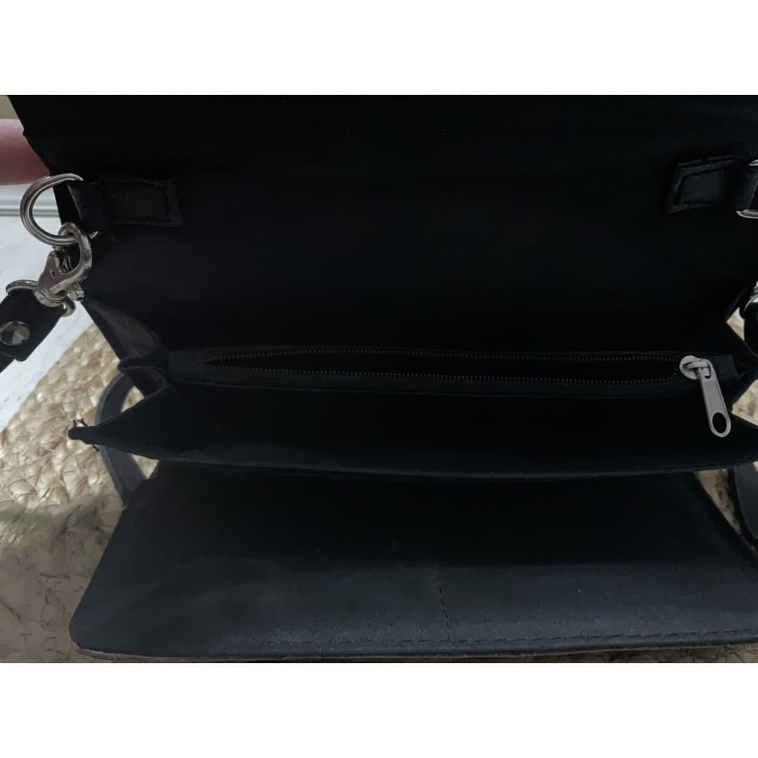 Western Feather Floral Purse Extra Strap Clutch Women Trifold Crossbody Wallet - Thumbnail 7