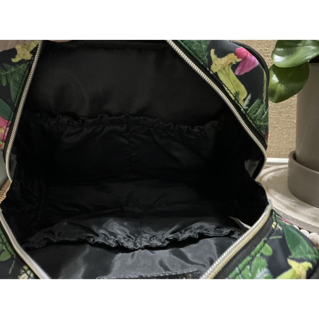 BETSEY JOHNSON Floral Make Up Bag With Handles 9”x7” - Thumbnail 5