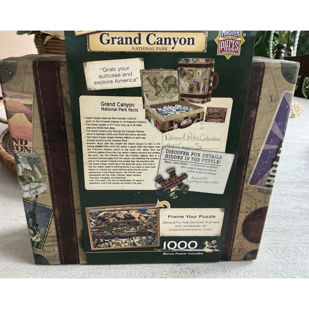 Grand Canyon Jigsaw Puzzle/Poster Eric Dowdle Masterpieces 1000 Suitcase New - Thumbnail 3