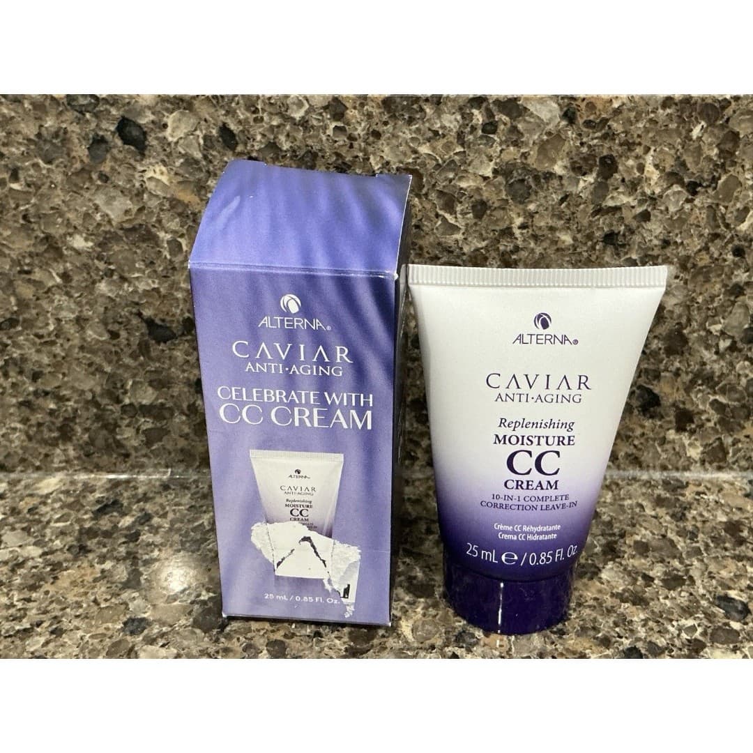 ALTERNA CAVIAR Anti-Aging Replenishing Moisture CC Cream .85oz /25ml ea. New