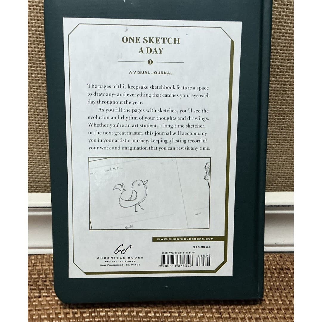 One Sketch a Day: A Visual Journal by Books LLC Chronicle - Thumbnail 4