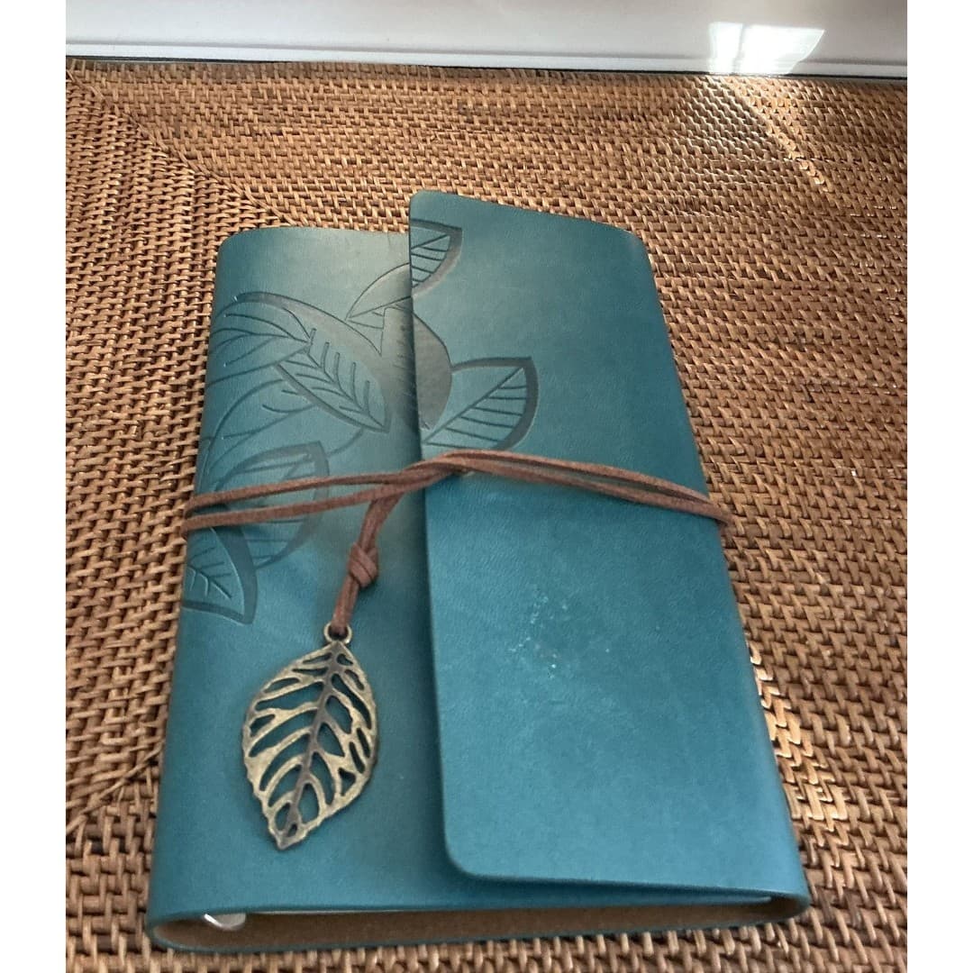 Leather Journals Notebooks with Pages Vintage Refillable Journal for Writing - Thumbnail 4