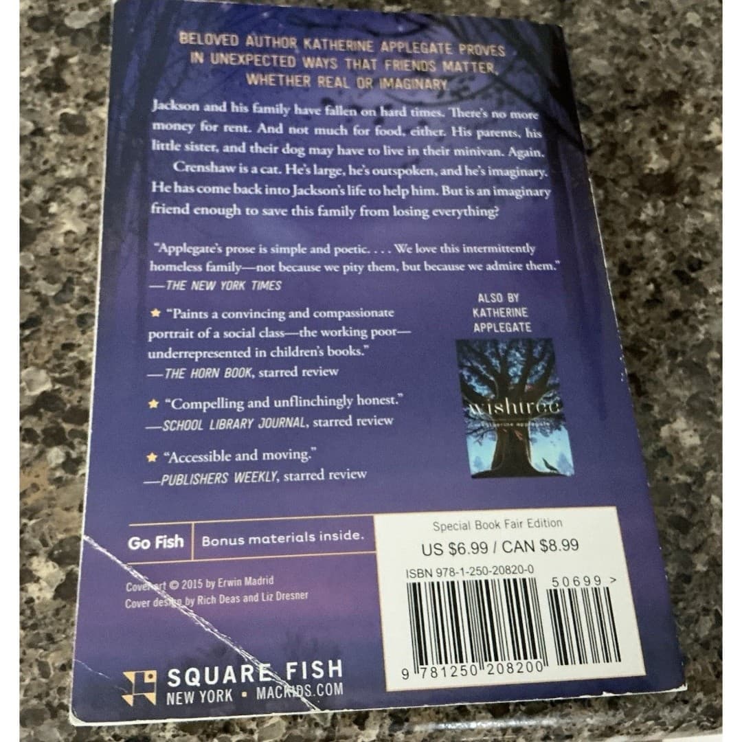 Crenshaw By Applegate, Katherine - Softback Very Good - Thumbnail 2
